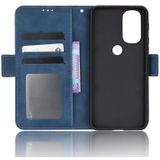 For Motorola Moto G41 / G31 Skin Feel Calf Pattern Leather Phone Case(Blue)