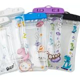 Waterdichte tas voor mobiele telefoon Touchscreen Zwem- en duikkoffer (Cosmic White Bear)