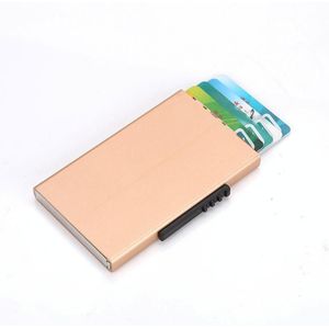 RFID anti-diefstal en anti-magnetische aluminium creditcard case (Golden)