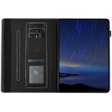 Voor Huawei MediaPad T5 10 Naaien Litchi Textuur Smart Leather Tablet Case (Olieverfschilderij Boom)