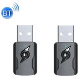 2 stks 5.0 Bluetooth-zender AUX-ontvanger USB Dual Output Computer Audio Adapter