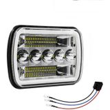 7 inch (5X7) / (7X6) H4 DC 9V-30V 30000LM 200W auto vierkante vorm LED koplamplampen voor Jeep Wrangler  met Angel Eye