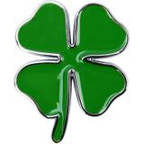 Vier Leaf Clover kruid geluk symbool Badge embleem Labeling Sticker Styling auto Dashboard decoratie  grootte: 4 * 3.3 cm