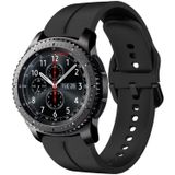 Voor Samsung Gear S3 Frontier 22 mm lus siliconen horlogeband