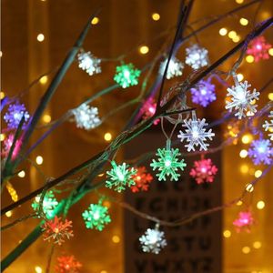 3m 20 LEDs USB Home Nieuwjaar kerst decoratie Snowflake Garland licht (kleurrijk licht)
