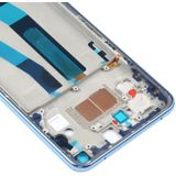 Originele front behuizing LCD frame bezel plaat voor Xiaomi Mi 11 Lite 4G M2101K9AG (blauw)