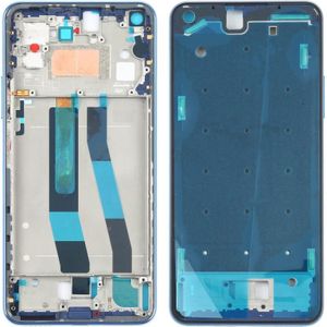 Originele front behuizing LCD frame bezel plaat voor Xiaomi Mi 11 Lite 4G M2101K9AG (blauw)