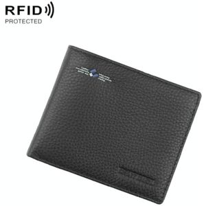 Bawheisi A-6514-1 Mannen Casual Korte RFID Wallet Multifunctionele kaarthouder