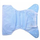 Baby doek herbruikbare luiers luiers wasbaar pasgeboren Ajustable luiers luier veranderende luier kinderen wasbaar doek luiers  grootte: invoegen (blauw)