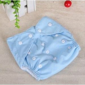 Baby doek herbruikbare luiers luiers wasbaar pasgeboren Ajustable luiers luier veranderende luier kinderen wasbaar doek luiers  grootte: invoegen (blauw)