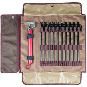 AOTU AT6543-2 Outdoor Camping Tent Nails Accessories Tool Kit (Black)