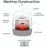 JJR/C V08 oplaadbare automatische bubble machine buitenspeelgoed (grijs)