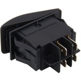 Auto Truck boot Switch Toggle lichtschakelaar 4pin waterdicht 12/24V Bar stijl blauwe Toggle omgekeerde Rocker achterzijde lichtschakelaar auto Auto universele DIY 4 Pin boot Cap af-ON drukknop met lampje