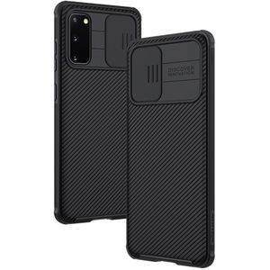 Voor Galaxy S20 / S20 5G NILLKIN Black Mirror Pro Series Camshield Full Coverage Stofbestendige krasbestendige mobiele telefoon case (Zwart)