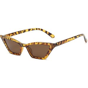 Kleine Cat Eye metalen Frame UV400 zonnebril voor vrouwen