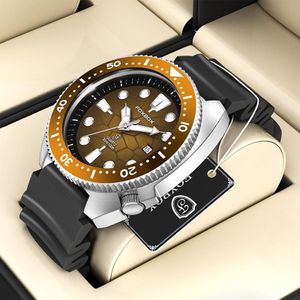 FOXBOX FB0025 legering kalender horloge lichtgevend waterdicht draaibaar quartz horloge
