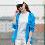 Liefhebbers hooded outdoor winddichte en UV-proof zonwering kleding (kleur: kleur blauw formaat: l)