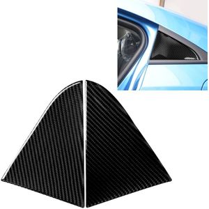 Auto Carbon Fiber Rear Triangle Glas Decoratieve Sticker voor Chevrolet Cruze 2009-2015  Links en Rechts Drive Universal