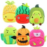 Groente Fruit Serie Cartoon Pluche Kids Rugzak Kinderen Schooltassen (Aardbei)