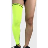 Outdoor basketbal badminton sport knie pad paardrijden Running Gear lange ademende bescherming benen panty  grootte: XL