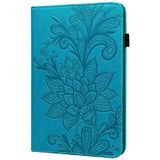 For Samsung Galaxy Tab S2 9.7 T810/T815 Lace Flower Embossing Pattern Horizontal Flip Leather Case with Holder & Card Slots & Wallet & Photo Frame(Blue)