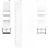 For Amazfit Bip 3 20mm Steps Style Silicone Watch Band(White)