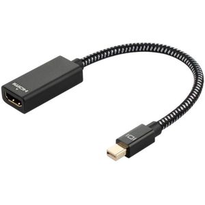 Mini DP tot 1080P HD HDMI PP Garen geweven netadapterkabel