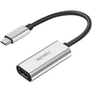 WIWU alpha USB-C/type-C naar HDMI hub  lengte: 110mm