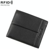 Bawheisi A-65104-1 Mannen Casual Korte RFID Wallet Multifunctionele kaarthouder
