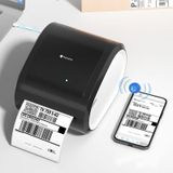 Phomemo D520-BT Bluetooth Thermische Verzending Label Printer Draadloze Desktop Printer Voor Barcode Adres Labels  Maat: EU (Roze Wit)