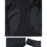 Vierlagen lekvrij en water-absorberend fysiologisch ondergoed uit n stuk badpak voor vrouwen (kleur: zwart Maat: XXL)
