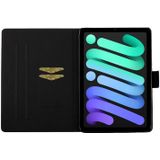 Voor iPad 10e Gen 10.9 2022 Bloemenpatroon Flip Lederen Smart Tablet Case(Paarse Bloem)