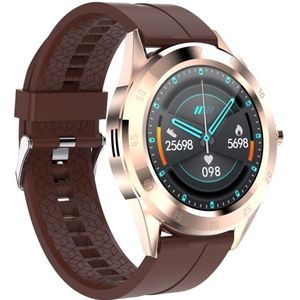 Y10 1.54inch kleurenscherm Smart Watch IP68 Waterproof  Ondersteuning Hartslagbewaking /Bloeddrukbewaking/Bloedzuurstofmonitoring/Slaapbewaking(Goud)