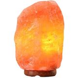 USB Power Himalayan Crystal Rock Salt Desk Lamp Nachtlampje met Hout Base & E14 Lamp & Switch  Grootte: 1-2kg (kleurrijk licht)