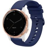 Voor Garmin Vivoactive 4S 18 mm effen kleur zachte siliconen horlogeband