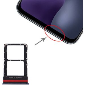 SIM-kaartlade + SIM-kaartlade voor Xiaomi Mi 10 Lite 5G (Zwart)