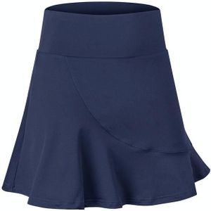 Anti-geleegd en sneldrogend sport rok met mini-sokken voor vrouwen (kleur: marineblauw maat: XXL)