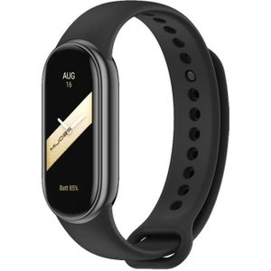 Voor Xiaomi Mi Band 8 Mijobs siliconen horlogeband in effen kleur
