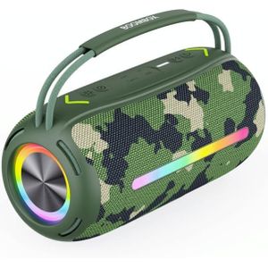 T&G X360 20W RGB Kleurrijke Bluetooth-luidspreker Draagbare buiten 3D-stereoluidspreker