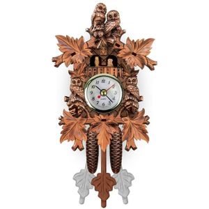 Barley Bird Wall Clock Retro Woonkamer Horloge (CM304)