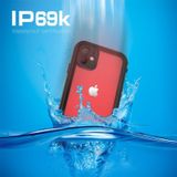 Voor iPhone 11 RedPepper shock proof waterdichte PC + TPU beschermhoes (zwart)