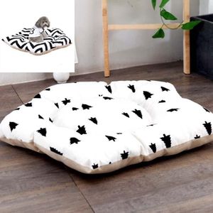 Pet Tent Slaapmat Dog Bed  Specificatie: Grote 50cm (Black Pine)