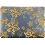 Enkay Vintage Patroon Serie Laotop Beschermend Crystal Case voor MacBook Air 13.3 Inch A1932 / A2179 / A2337 (Golden Snowflake)