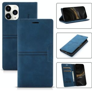 Droom Magnetische Zuigbedrijf Horizontale Flip PU Lederen Case met Houder & Card Slot & Portemonnee voor iPhone 13 Pro (Blauw)