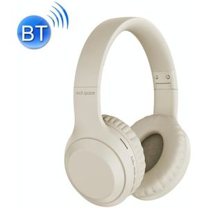 ROCK Space O2 HiFi Bluetooth 5.0 draadloze headset met microfoon  ondersteuning TF-kaart(wit)