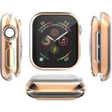 volledige Plating TPU Case voor Apple Watch serie 4 40mm (Rose goud)