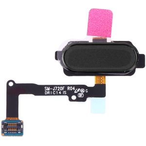 Vingerafdruk sensor Flex kabel voor Galaxy J7 Duo SM-J720F (zwart)