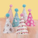 20 PCS Cute Kinderen Bronzing Verjaardag Hoeden Cake Bakken Decoratie Party Hats Golden Ball Cap Dinosaur