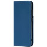 Voor Samsung Galaxy S20 FE 5G / S20 Fan Edition / S20 Lite Sterk Magnetisme Liquid Feel Horizontale Flip Lederen case met Holder & Card Slots & Wallet(Blauw)