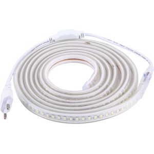 Behuizing waterdicht LED Light Strip  lengte: 3m  waterdicht IP65 SMD 5730 LED licht met stekker  120 LED/m  AC 220V(White Light)